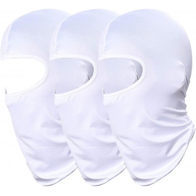 Balaclavas Pack of 3 Outdoor Sport Motorcycle Hat White Ski Mask Camouflage Airsoft Masks Sun Balaclava Cap - CY18HADDHOI $20.92