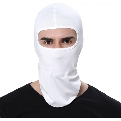 Balaclavas Pack of 3 Outdoor Sport Motorcycle Hat White Ski Mask Camouflage Airsoft Masks Sun Balaclava Cap - CY18HADDHOI $12.55