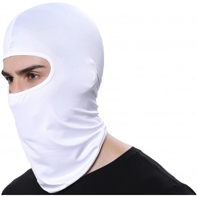 Balaclavas Pack of 3 Outdoor Sport Motorcycle Hat White Ski Mask Camouflage Airsoft Masks Sun Balaclava Cap - CY18HADDHOI $12.55