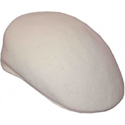 Newsboy Caps Ethos 100% Wool Felt Crushable Ascot Ivy Cap Hat - White - CP12EZVGZQ9 $19.83