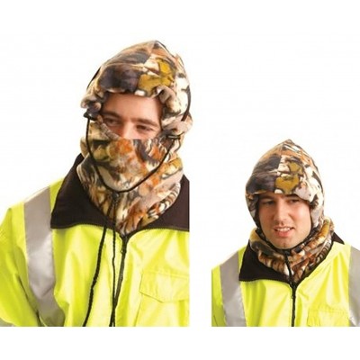 Balaclavas Full Face Winter Liner- One Size- Camo- Heavy Weight Fleece - CV11460XQWV $13.22