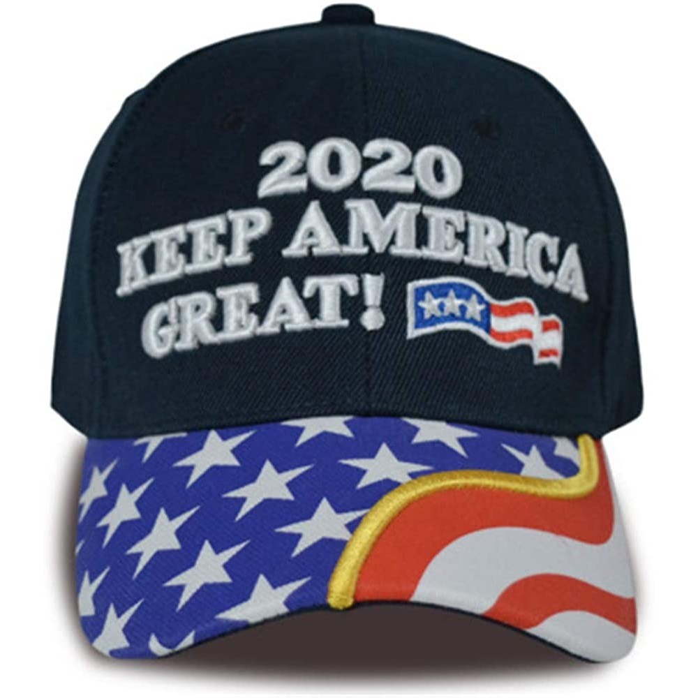 Baseball Caps Trump Military Imagine 2020 Black Cap US Flag Keep America Great hat President - Black-2 - C3192O3DG7Y $9.01