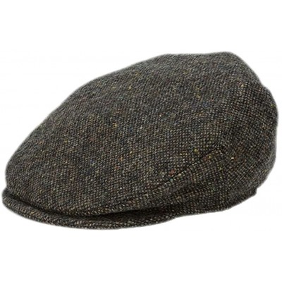 Newsboy Caps Men's Donegal Tweed Vintage Cap - Brown Salt & Pepper - CC11UJGXAK3 $39.88