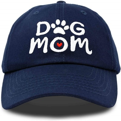 Baseball Caps Dog Mom Baseball Cap Women's Hats Dad Hat - Navy Blue - CQ18K0RL84S $11.72