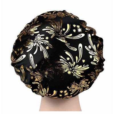 Skullies & Beanies 4PCS Glitter Bonnet for Women Natural Curly Hair-B - Z-Set B - CX198GA2Q80 $16.84