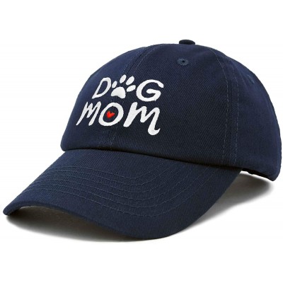 Baseball Caps Dog Mom Baseball Cap Women's Hats Dad Hat - Navy Blue - CQ18K0RL84S $11.72