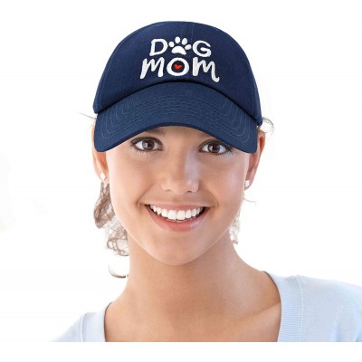 Baseball Caps Dog Mom Baseball Cap Women's Hats Dad Hat - Navy Blue - CQ18K0RL84S $11.72