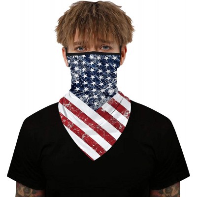 Balaclavas Face Bandana Neck Gaiters Balaclava for Dust Wind Motorcycle - National Flag-blue - CB198CULKNQ $10.53