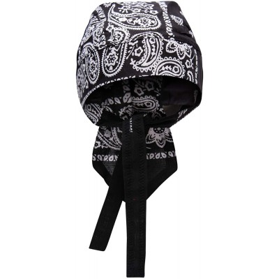 Skullies & Beanies Skull Caps - 100% Cotton in Patterned and Plain Colors- Pack of 3 - Biker 2 - CQ18E2EQDQ3 $11.17