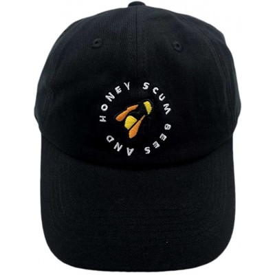 Baseball Caps Golf Wang Baseball Cap Bee Dad hat Embroidery Baseball Cap Cotton Dad Hat Unisex - Black-bee - C418TKGIW9H $15.98