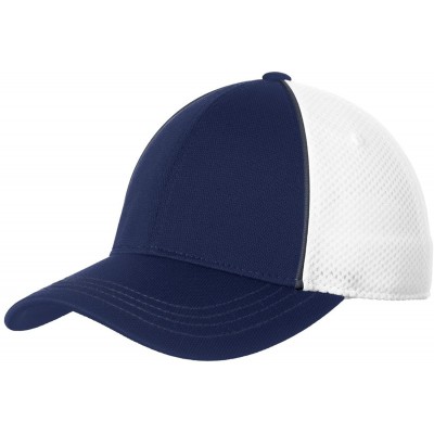 Baseball Caps Piped Mesh Back Cap. STC29 - Graphite/True Navy/White - CH17YE23203 $11.09