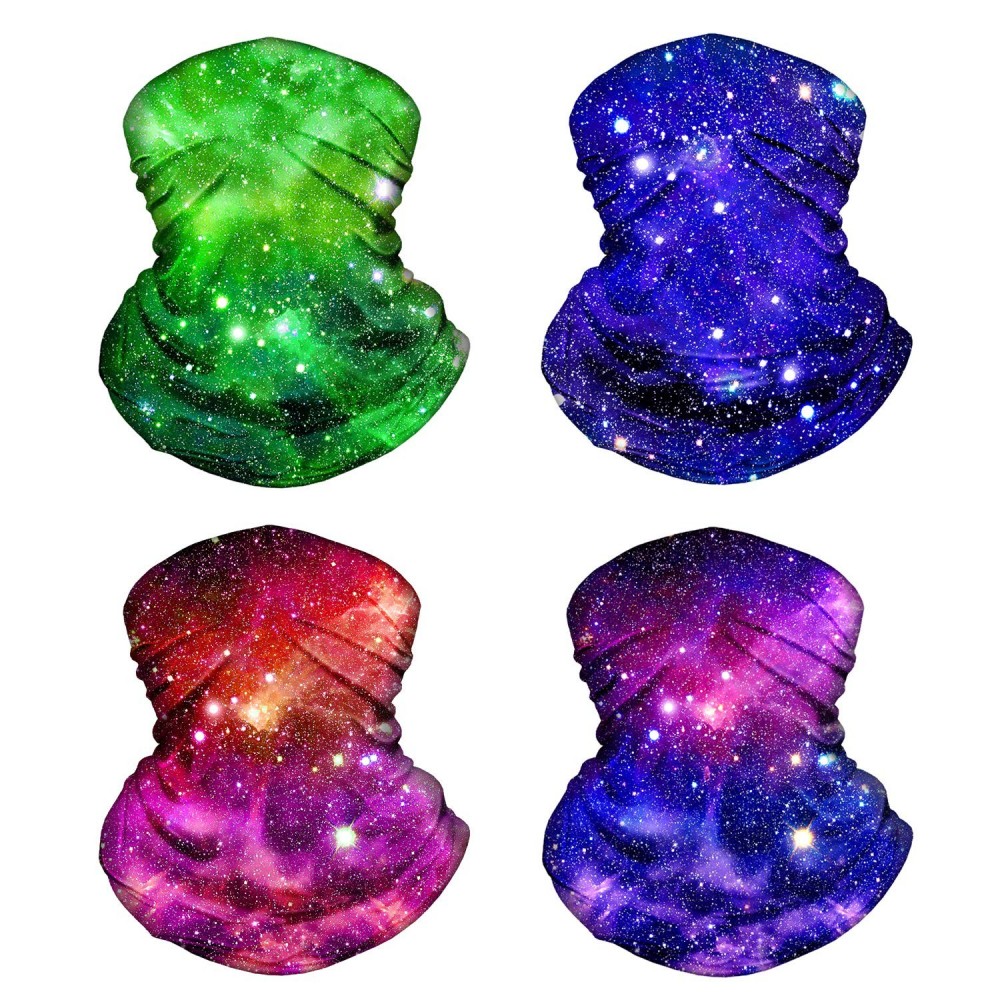 Balaclavas Neck Gaiter Face Scarf Mask Bandana Dust Face Mask Motorcycle Galaxy Headband Face Mask - M Z-c04 - C0197X4D6RM $2...