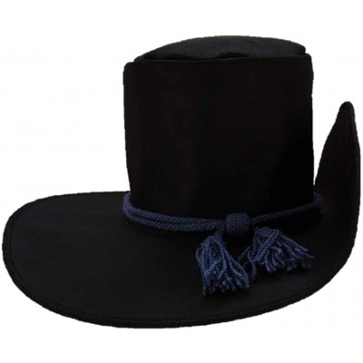 Cowboy Hats Brand Old School Formal Party Chivalric Model 1858 Dress Hat - Blue Cord Band - C318LEKANK7 $39.09