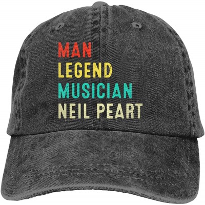 Baseball Caps Neil-Peart in Loving Memory Greatest Drummer Denim Baseball Cap Unisex Classic Adjustable Dad Cap - CB1953UEO03...