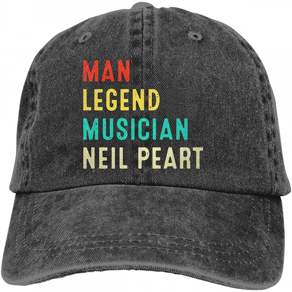 Baseball Caps Neil-Peart in Loving Memory Greatest Drummer Denim Baseball Cap Unisex Classic Adjustable Dad Cap - CB1953UEO03...