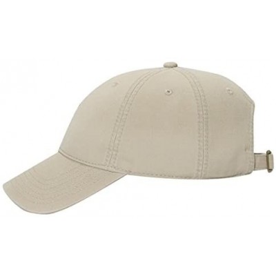 Baseball Caps Cotton Twill Low Profile Caps - Khaki - CD11UZ3Y7VH $10.94