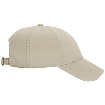 Baseball Caps Cotton Twill Low Profile Caps - Khaki - CD11UZ3Y7VH $10.94