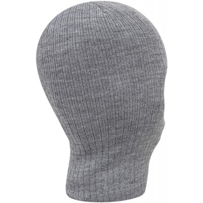 Skullies & Beanies One Hole Thinsulate Flex 100 Gram Facemask - Made in USA - Light Grey - CM180ZACXAX $14.75