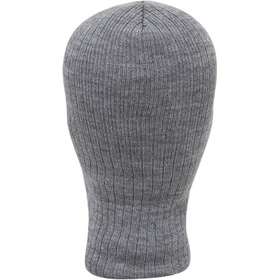 Skullies & Beanies One Hole Thinsulate Flex 100 Gram Facemask - Made in USA - Light Grey - CM180ZACXAX $14.75