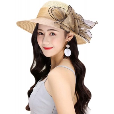 Sun Hats Women Straw Sun Hat UPF 50+ Bucket Sunhat UV Protection Packable Summer Sun Hat - Maroon - C818E8TKIX7 $15.34