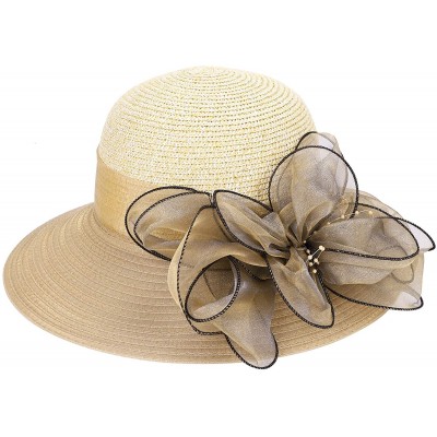 Sun Hats Women Straw Sun Hat UPF 50+ Bucket Sunhat UV Protection Packable Summer Sun Hat - Maroon - C818E8TKIX7 $15.34