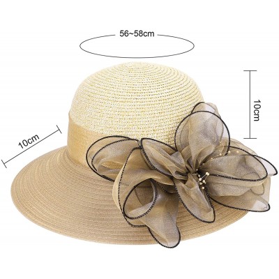 Sun Hats Women Straw Sun Hat UPF 50+ Bucket Sunhat UV Protection Packable Summer Sun Hat - Maroon - C818E8TKIX7 $15.34