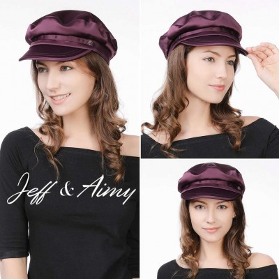 Newsboy Caps Women's Newsboy - 99705mulberry - CD18XIYQXGL $24.50