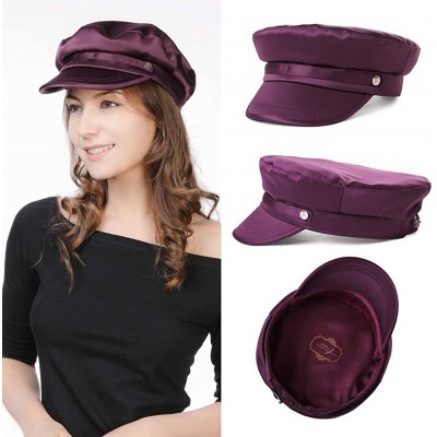 Newsboy Caps Women's Newsboy - 99705mulberry - CD18XIYQXGL $24.50