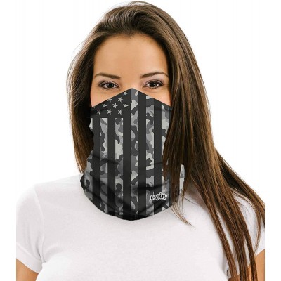 Baseball Caps Face Mask- Unisex Multifunctional Headwear Face Scarf Balaclava Headband Neck Gaiter - CL1982ZD4XU $13.35