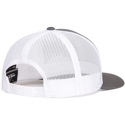 Baseball Caps Trucker Snapback Baseball Hat - Mountain - Graphite/White - CT18OK9IAH5 $20.09