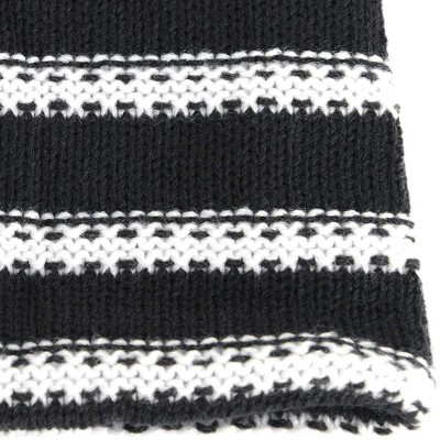 Skullies & Beanies Unisex Adult Winter Warm Slouch Beanie Long Baggy Skull Cap Stretchy Knit Hat Oversized - Black - CX128Z10...