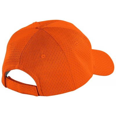 Baseball Caps Pro-Style Mesh Baseball Caps - Orange - CI11SIILI4Z $12.89