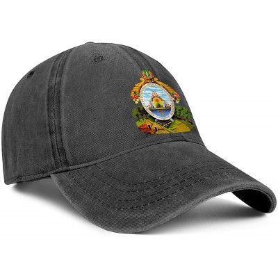 Baseball Caps Unisex Baseball Cap Cowboy Hat Flag Map of Jamaica Dad Hats Trucker Hat - Honduras National Emblem-2 - CL18W0IL...