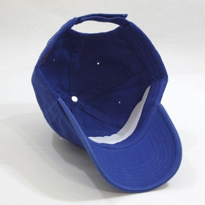 Baseball Caps Classic Washed Cotton Twill Low Profile Adjustable Baseball Cap - Royal - C612EL7HH0Z $11.86