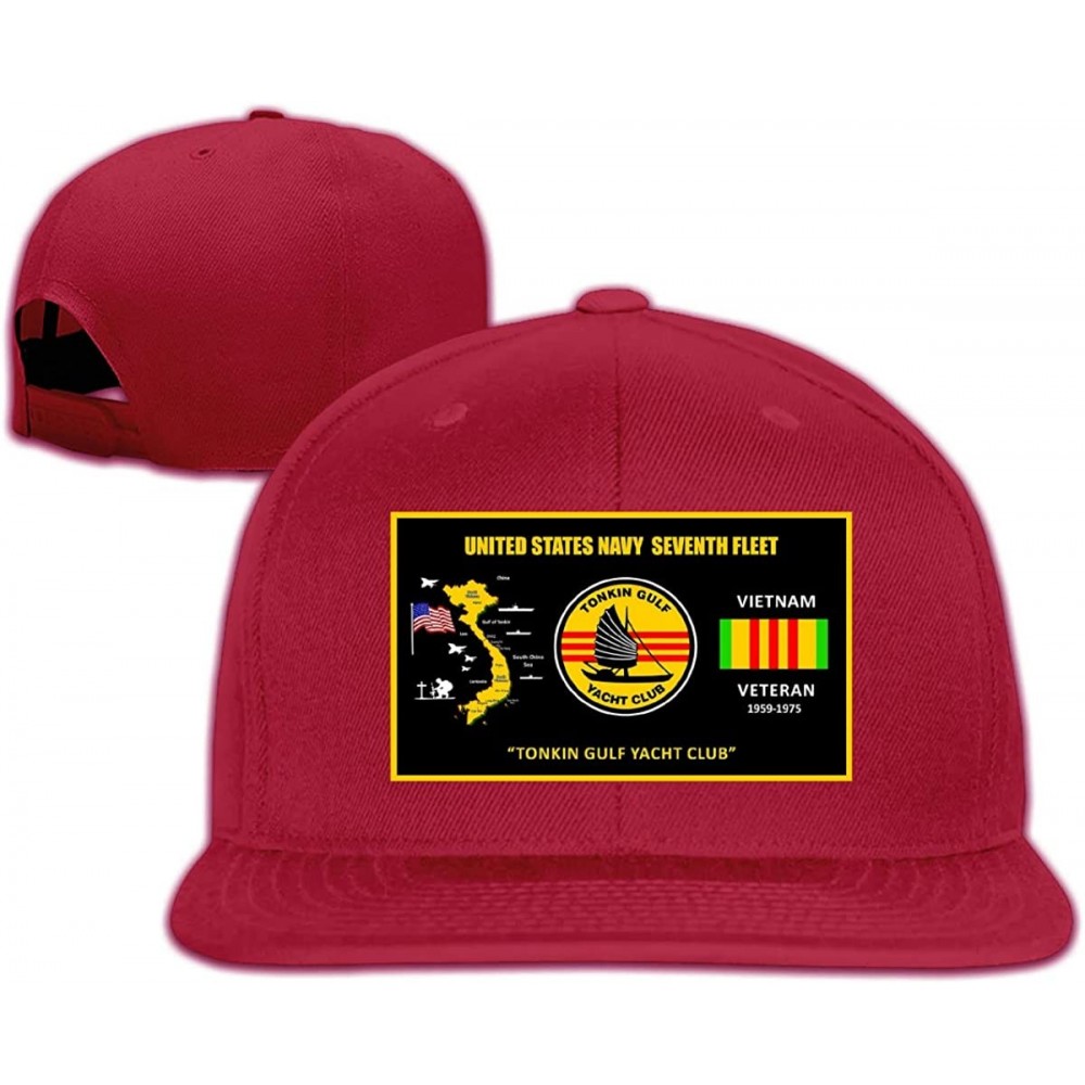 Baseball Caps US Navy Tonkin Gulf Yacht Club Vietnam Veteran Unisex Hats Classic Baseball Caps Sports Hat Peaked Cap - Dark R...