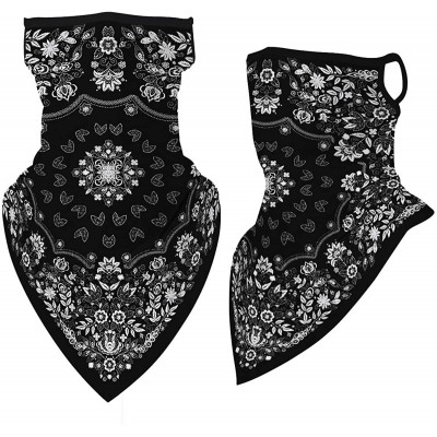 Balaclavas Bandanas Face Mask For Women/Men Ear Loops Cooling Face Scarf Reusable Washable - Diamond Flag - CU199AI5XUU $14.31