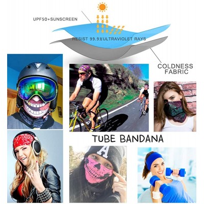 Balaclavas Bandanas Face Mask For Women/Men Ear Loops Cooling Face Scarf Reusable Washable - Diamond Flag - CU199AI5XUU $14.31