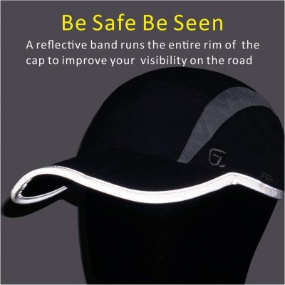 Baseball Caps Reflective Quick Dry Lightweight Breathable Soft Outdoor Sports Cap - Fruit Green - C51838MHN0S $13.65