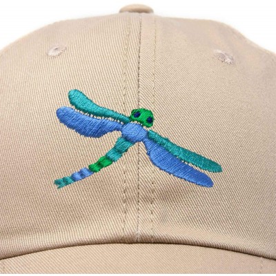 Baseball Caps Dragonfly Womens Baseball Cap Fashion Hat - Khaki - CF18KHK7DQT $10.56