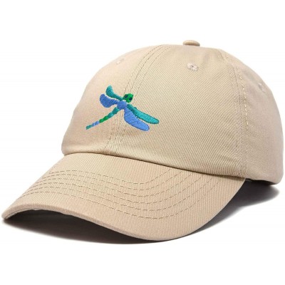 Baseball Caps Dragonfly Womens Baseball Cap Fashion Hat - Khaki - CF18KHK7DQT $10.56