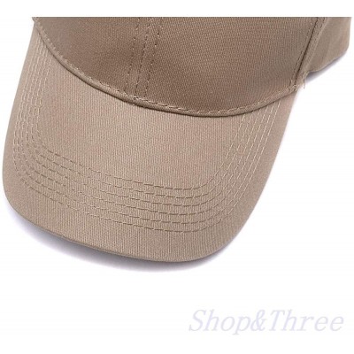 Baseball Caps Custom Embroidered Baseball Cap Personalized Snapback Mesh Hat Trucker Dad Hat - Khaki - CT18HLU7NRC $16.26