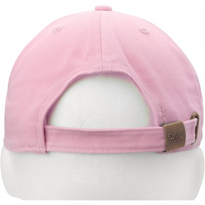 Baseball Caps 12-Pack Wholesale Classic Baseball Cap 100% Cotton Soft Adjustable Size - Light Pink - CL18E6LNLGK $45.39