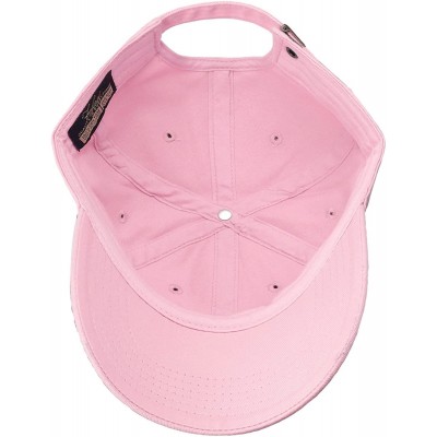 Baseball Caps 12-Pack Wholesale Classic Baseball Cap 100% Cotton Soft Adjustable Size - Light Pink - CL18E6LNLGK $45.39