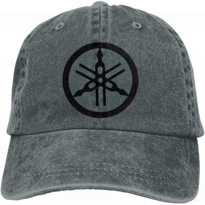 Baseball Caps Custom Yamaha Logo Retro Adjustable Cowboy Denim Hat Unisex Hip Hop Deep Heather Baseball Caps - Deep Heather -...