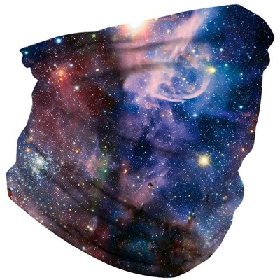 Balaclavas Galaxy Balaclava for Women Men Headband Bandana Head Wrap Scarf Neck Warmer Headwear - Galaxy 3 - CI197RXGU9Q $10.55