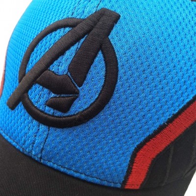 Baseball Caps Endgame Superhero Adjustable Hat Baseball Cap Cosplay Accessories - Blue - CR18RXN4Z9T $27.28
