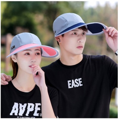 Sun Hats Outdoor Recreation Sports Anti UV Sun Hat Wide Brim Baseball Cap Large Sun Visor - Lake Blue - CF184Z9ZIN5 $12.44