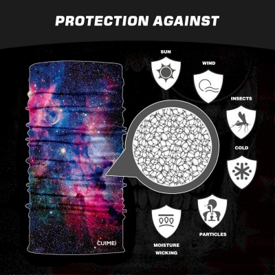 Balaclavas CUIMEI Seamless Protection Motorcycle Multifunctional - A-Vast Cosmos 1 - CQ196825UYL $9.14