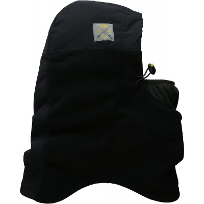 Balaclavas Men's Fleece Hood Se Balaclava - Black - CK11VJ0FWC3 $33.36