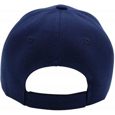 Baseball Caps Baseball Cap Men Women - Classic Adjustable Plain Hat - Navy - CH17YKG9E07 $8.42